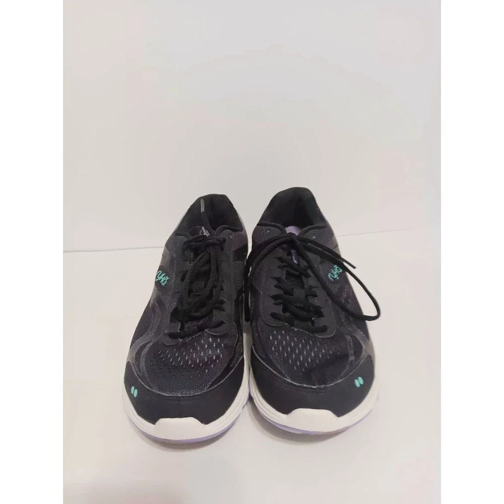 Ryka Women's Devotion Plus Black Blue Purple Sneakers Sz 10M